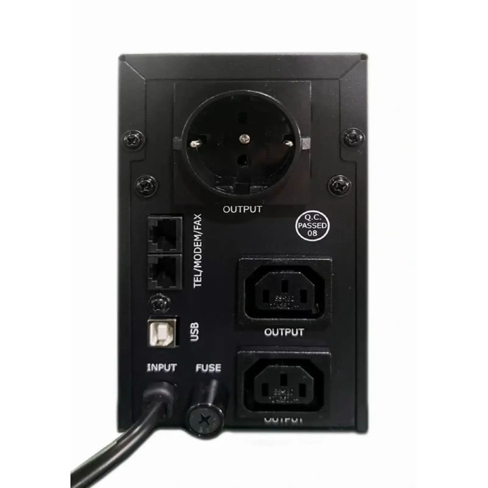 ДБЖ EnerGenie EG-UPS-032 850VA, Line Int., AVR ,2xIEC+1xSchuko, USB, LCD, RJ11 UA