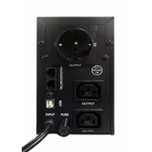 ДБЖ EnerGenie EG-UPS-032 850VA, Line Int., AVR ,2xIEC+1xSchuko, USB, LCD, RJ11 UA
