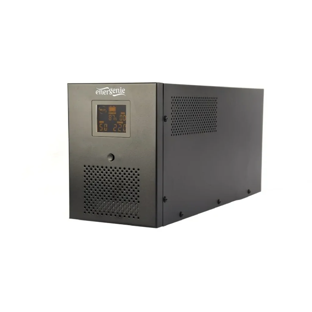 ДБЖ EnerGenie EG-UPS-036 3000VA, Line Int., AVR, 3xIEC+3xSchuko, USB, LCD, RJ11 UA