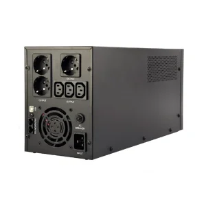 ДБЖ EnerGenie EG-UPS-036 3000VA, Line Int., AVR, 3xIEC+3xSchuko, USB, LCD, RJ11 UA