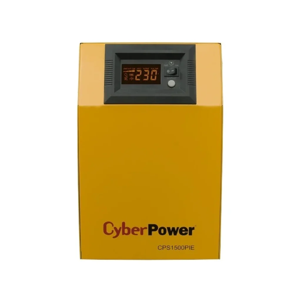 ДБЖ CyberPower CPS1500PIE, 1500VA, з правильною синусоїдою 24V, під зовнішній АКБ UA