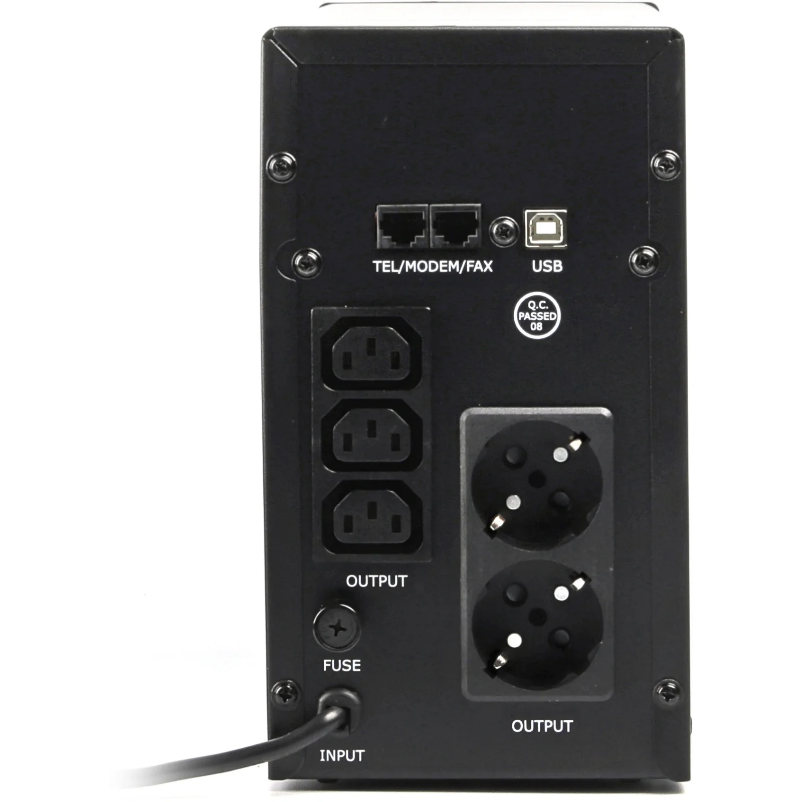 ИБП EnerGenie EG-UPS-035 2000VA, Line Int., AVR, 3xIEC+2xSchuko, USB, LCD, RJ11 UA
