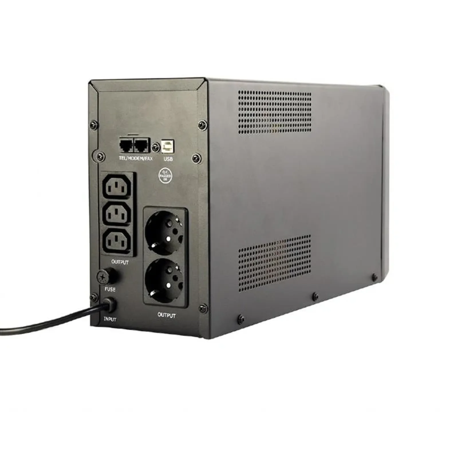 ИБП EnerGenie EG-UPS-035 2000VA, Line Int., AVR, 3xIEC+2xSchuko, USB, LCD, RJ11 UA