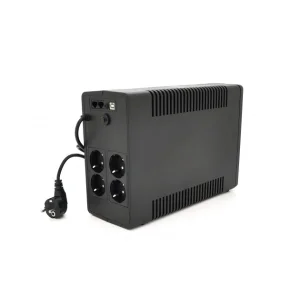 ИБП Tescom TCM1200 (720W), LCD, AVR, 4xSchuko, 2x12V7Ah, RS232, USB, RJ45, пластик (TCM1200/29693) UA