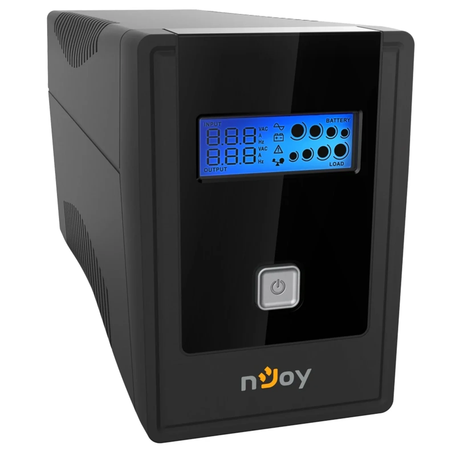 ИБП NJOY Cadu 650 (UPCMTLS665TCAAZ01B), Lin.int., AVR, 2 x Schuko, USB, LCD, пластик UA