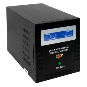 ДБЖ LogicPower LPY-B-PSW-6000VA+ (4200Вт)10A/20A, з правильною синусоїдою, 48V, LP6615 UA