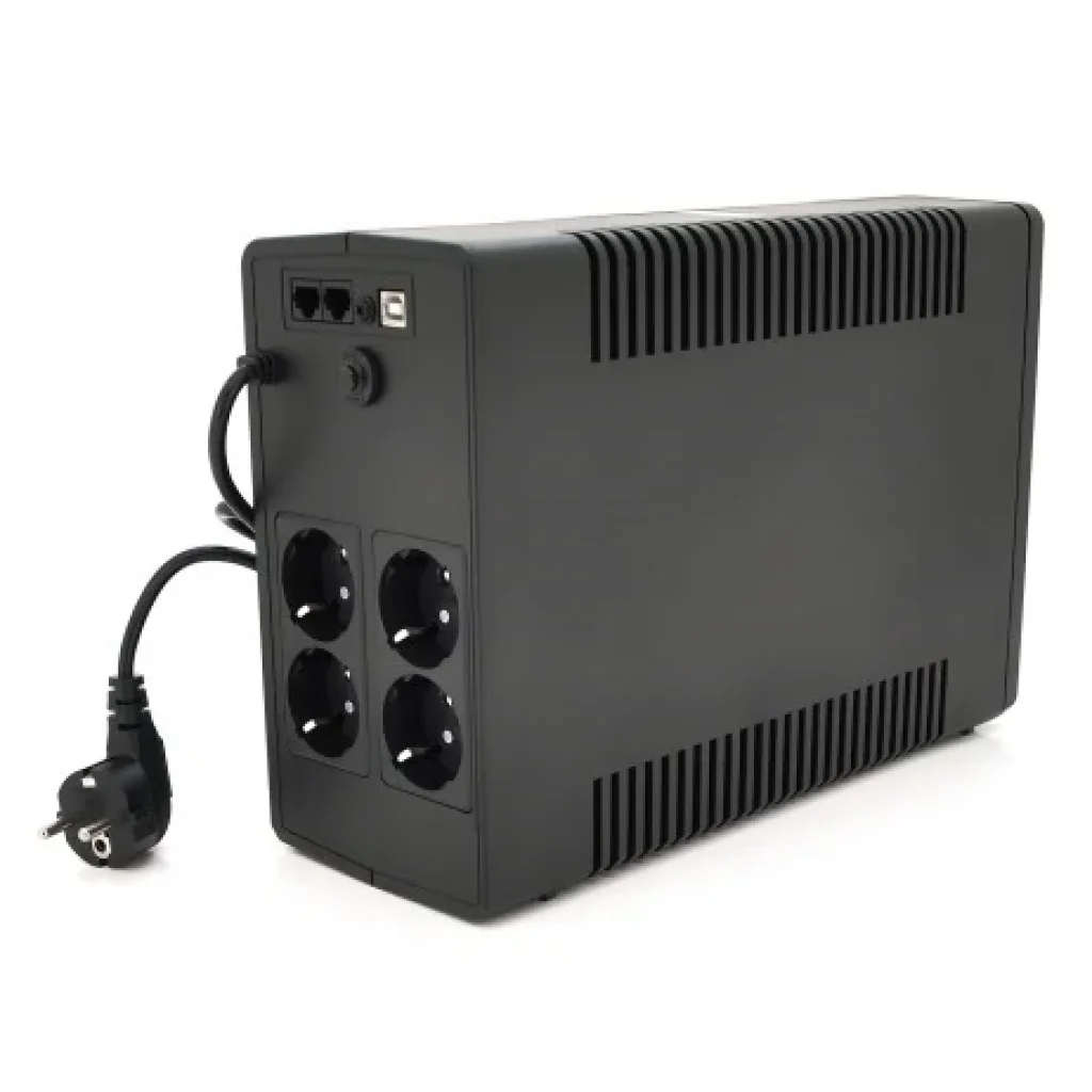 ИБП Tescom TCM1200 (720W), LCD, AVR, 4xSchuko, 2x12V7Ah, RS232, USB, RJ45, пластик (TCM1200/29693) UA