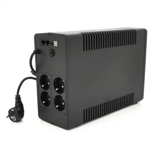 ИБП Tescom TCM1200 (720W), LCD, AVR, 4xSchuko, 2x12V7Ah, RS232, USB, RJ45, пластик (TCM1200/29693) UA