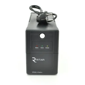 ДБЖ Ritar RTP650-U Proxima-L 390W, Lin.int., AVR, 2xSchuko, пластик (RTP650L-U/09988) UA