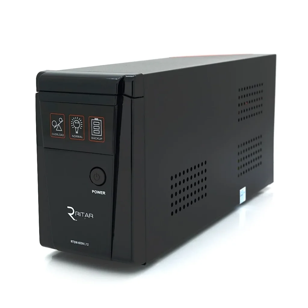 ДБЖ Ritar RTSW-600NL12 LED, Lin.int., 1xSchuko, метал (RTSW-600NL12/28947) UA
