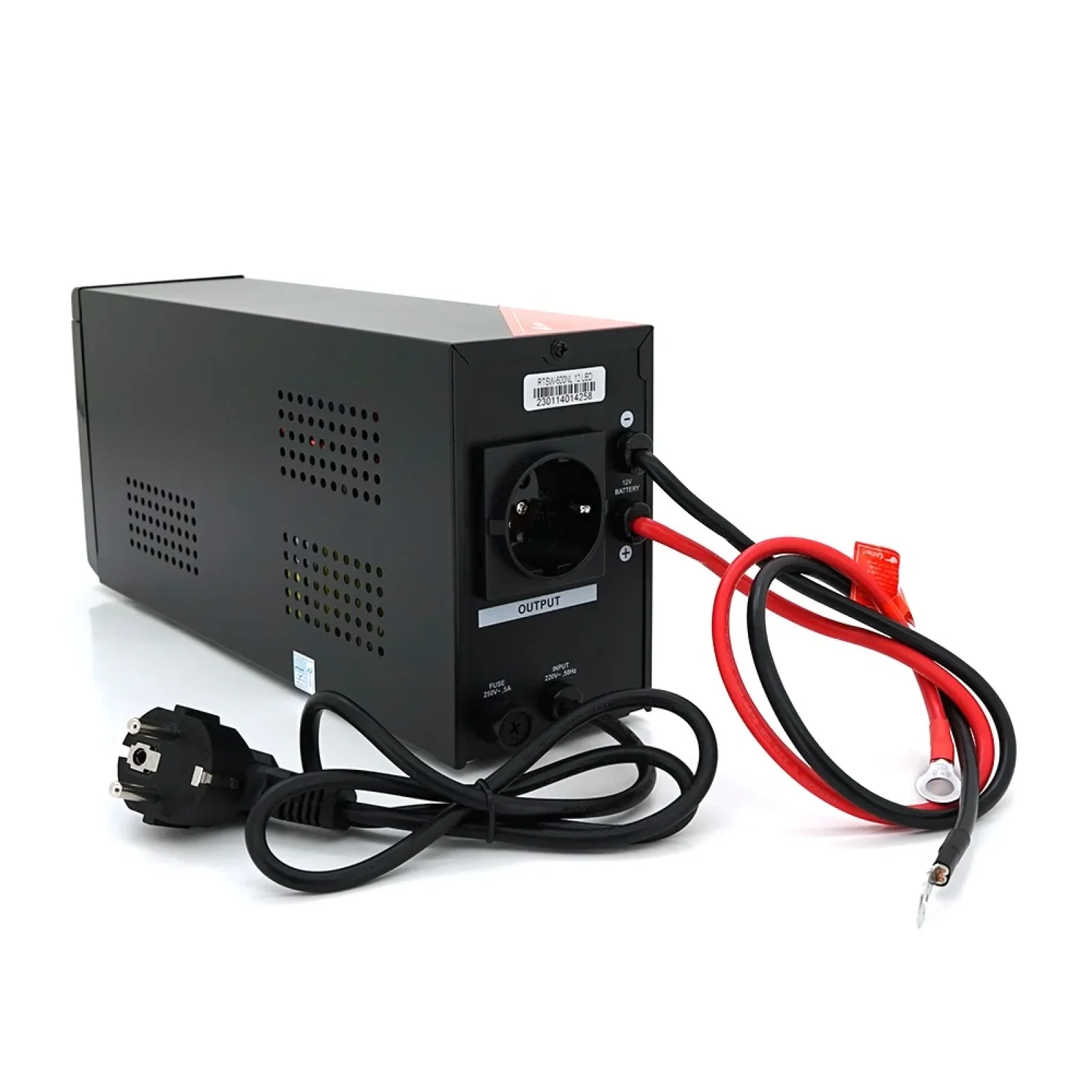 ДБЖ Ritar RTSW-600NL12 LED, Lin.int., 1xSchuko, метал (RTSW-600NL12/28947) UA