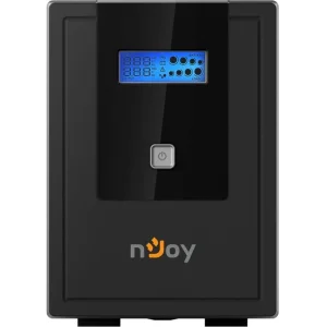 ДБЖ NJOY Cadu 1500 (UPCMTLS615HCAAZ01B), Lin.int., AVR, 4 x Schuko, USB, LCD, пластик UA
