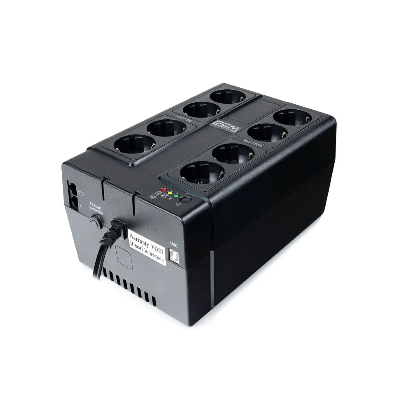 ДБЖ Powercom CUB-1000E ,USB, 8 x евро (10700291) UA