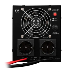 ДБЖ LogicPower LPY-PSW-1000VA+, Lin.int., AVR, 2 x евро, LCD, метал, з правильною синусоїдою 12V, LP22871 UA