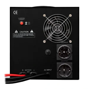 ИБП LogicPower LPY-PSW-2000VA+, Lin.int., AVR, 2 x евро, LCD, металл, с правильной синусоидой 24V, LP22873 UA