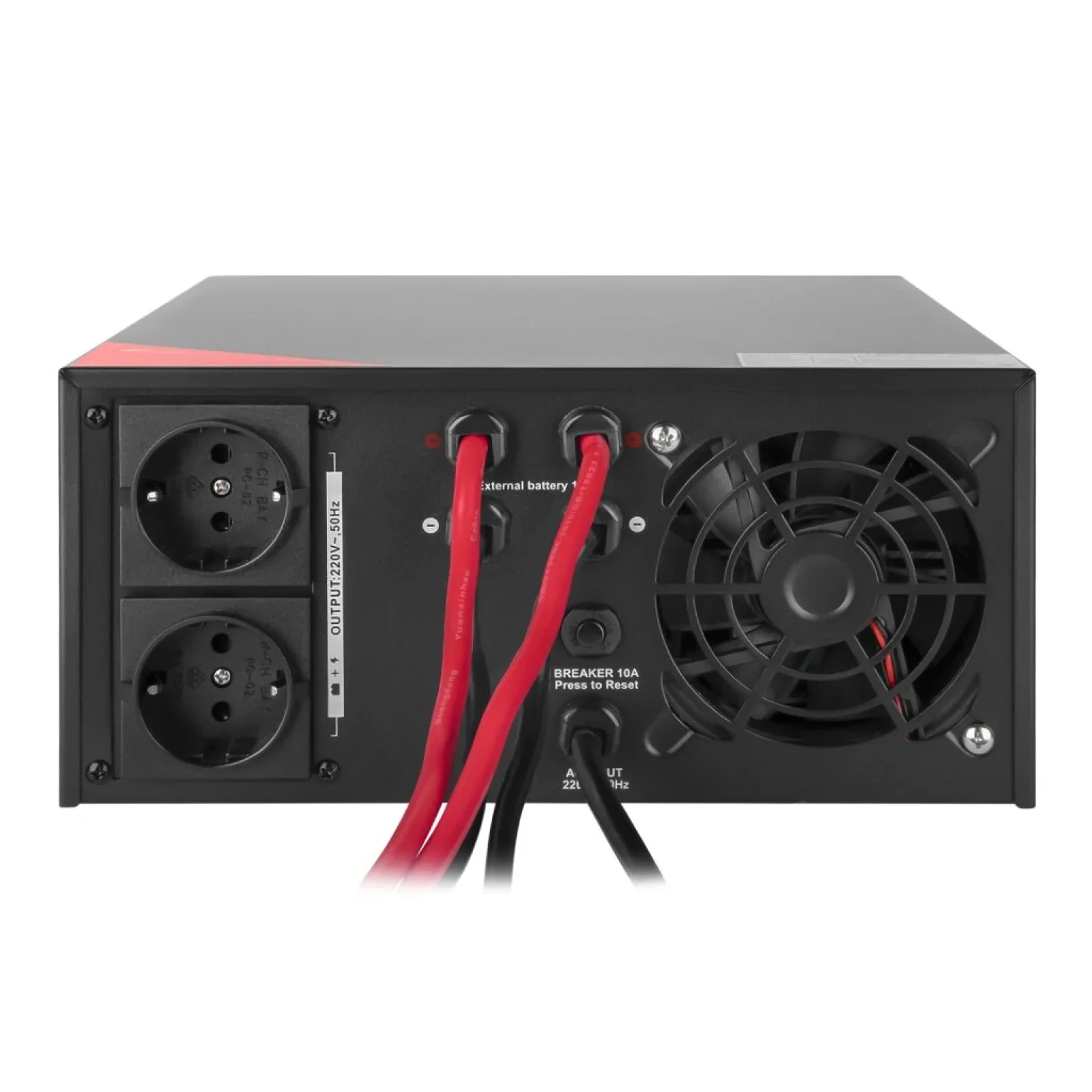 ДБЖ LogicPower LPM-PSW-1500VA (1050 Вт) Black, Lin.int., AVR, 2 x євро, метал, з правильною синусоїдою 12V, LP22754 UA