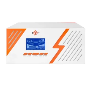 ДБЖ LogicPower LPM-PSW-1500VA (1050 Вт) White, Lin.int., AVR, 2 x євро, метал, з правильною синусоїдою 12V, LP22755 UA
