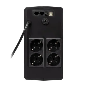 ИБП LogicPower UL1250VA 4 Pro (720 Вт), Lin.int., AVR, 4 x евро, пластик, LP21950 UA