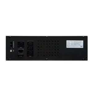 ДБЖ LogicPower LP-UL2200VA RM (rack mounts) (with battery), Lin.int., AVR, 4 x IEC, USB, метал, LP23283 UA