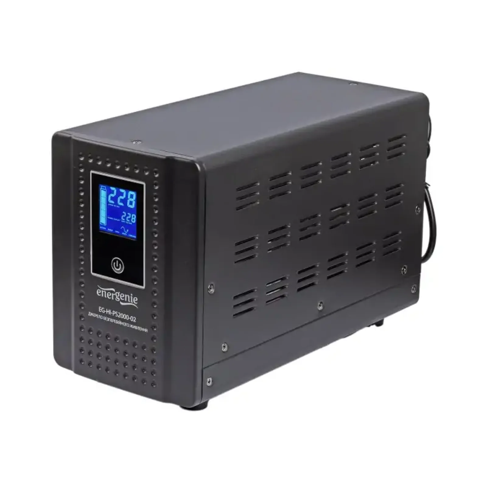 ИБП EnerGenie EG-HI-PS2000-02 2000VA,2xSchuko, длительного действия (инвертор) под внешний АКБ UA