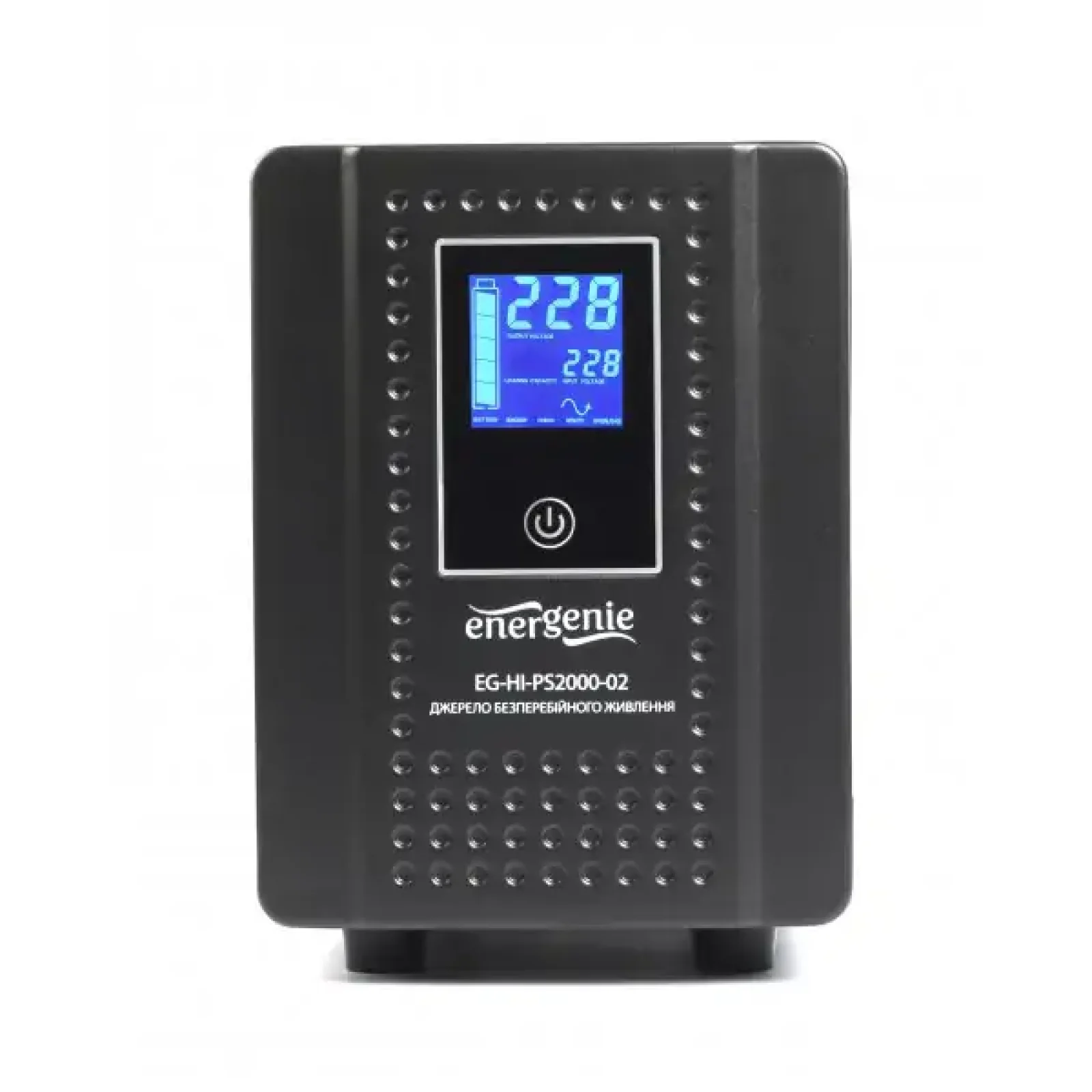 ИБП EnerGenie EG-HI-PS2000-02 2000VA,2xSchuko, длительного действия (инвертор) под внешний АКБ UA