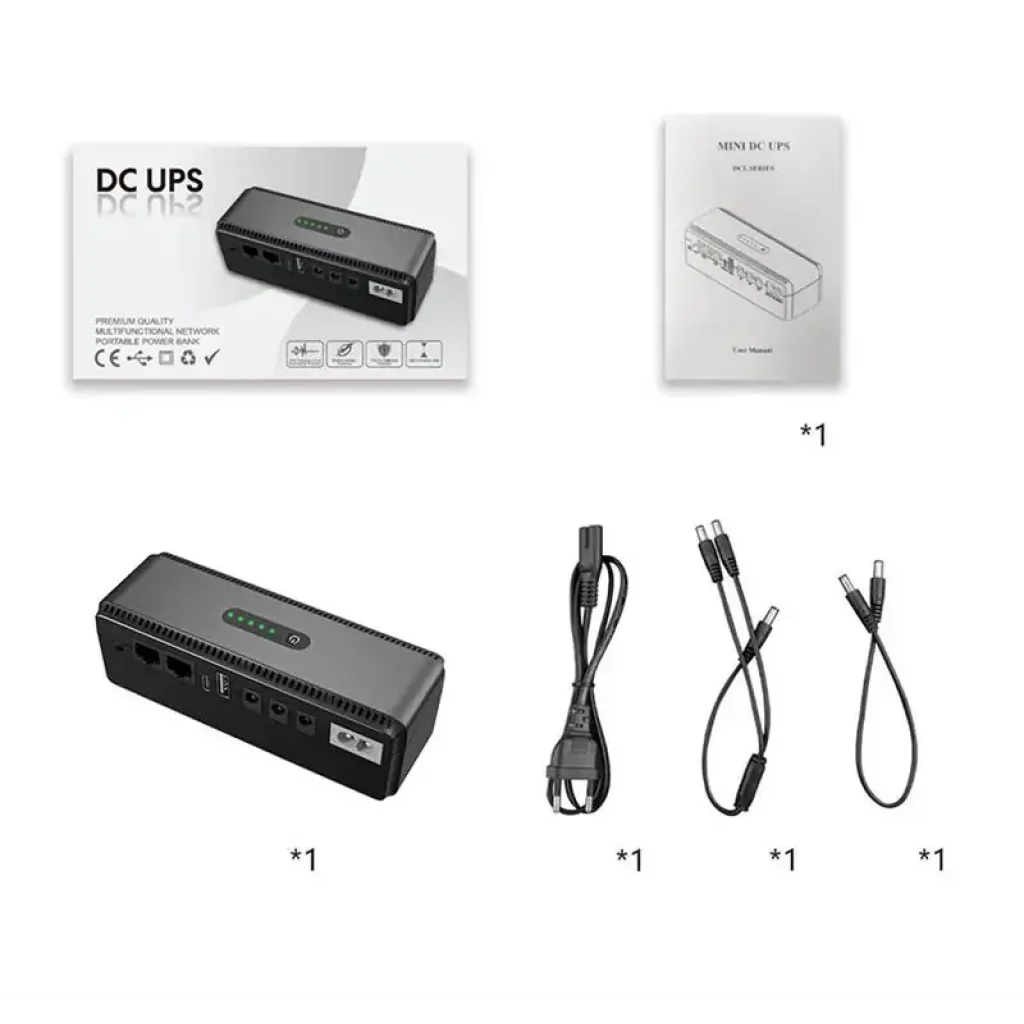 Джерело безперебійного живлення Yepo Smart DC-UPS 10400mAh DC-5V/9V/12V (UA-112485) UA