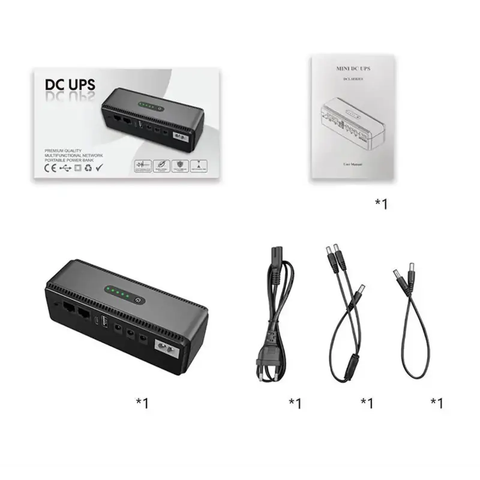 Джерело безперебійного живлення Yepo Smart DC-UPS 10400mAh DC-5V/9V/12V (UA-112485) UA