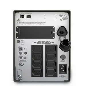 ДБЖ APC Smart-UPS 1500VA LCD, Lin.int., AVR, 8 х IEC, SmartSlot, USB, RJ-45, метал (SMT 1500I) UA