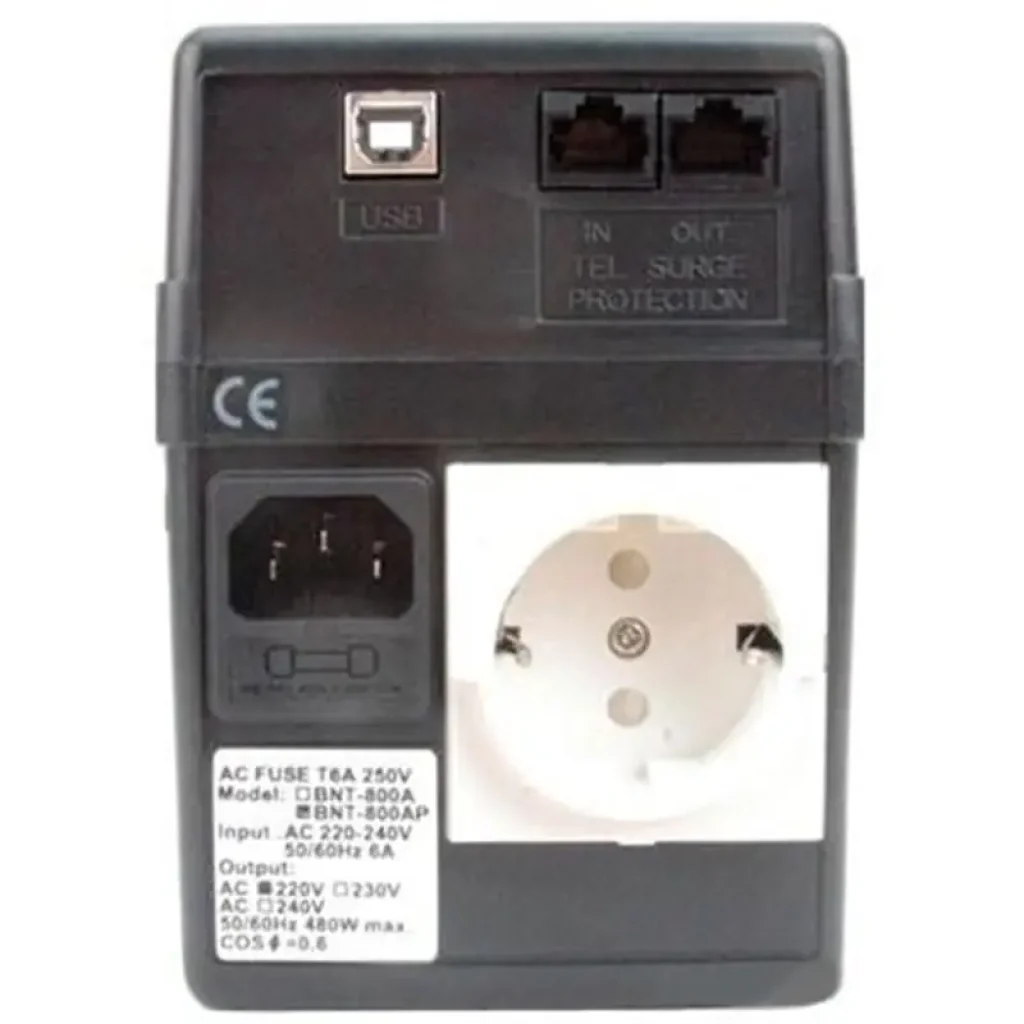 Джерело безперебійного живлення Powercom BNT-800A, 2 x IEC (00210198) UA