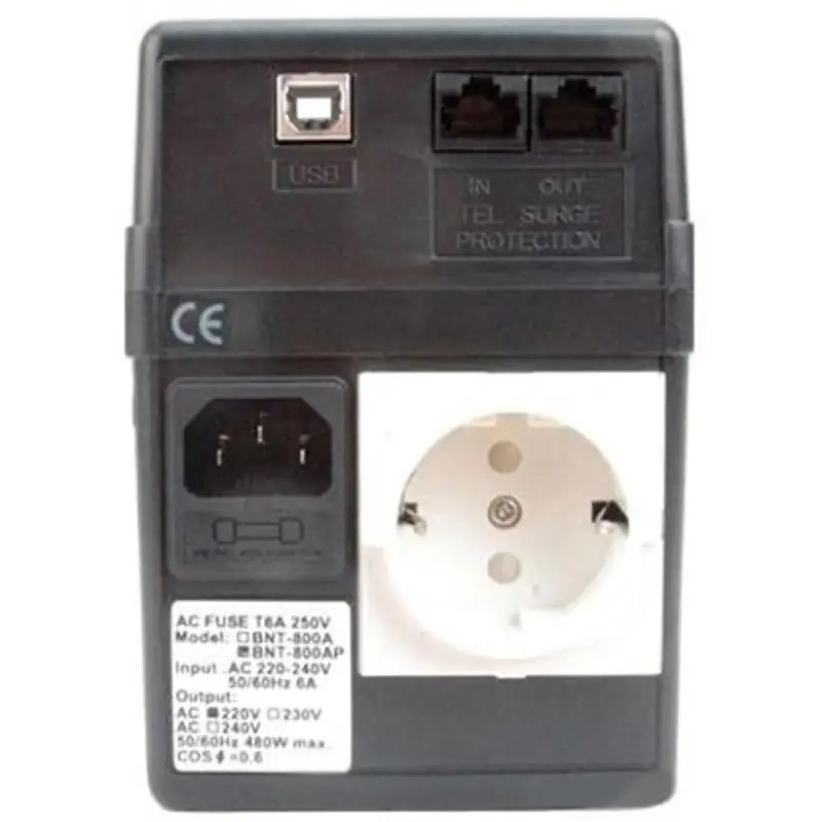 Джерело безперебійного живлення Powercom BNT-800A, 2 x IEC (00210198) UA
