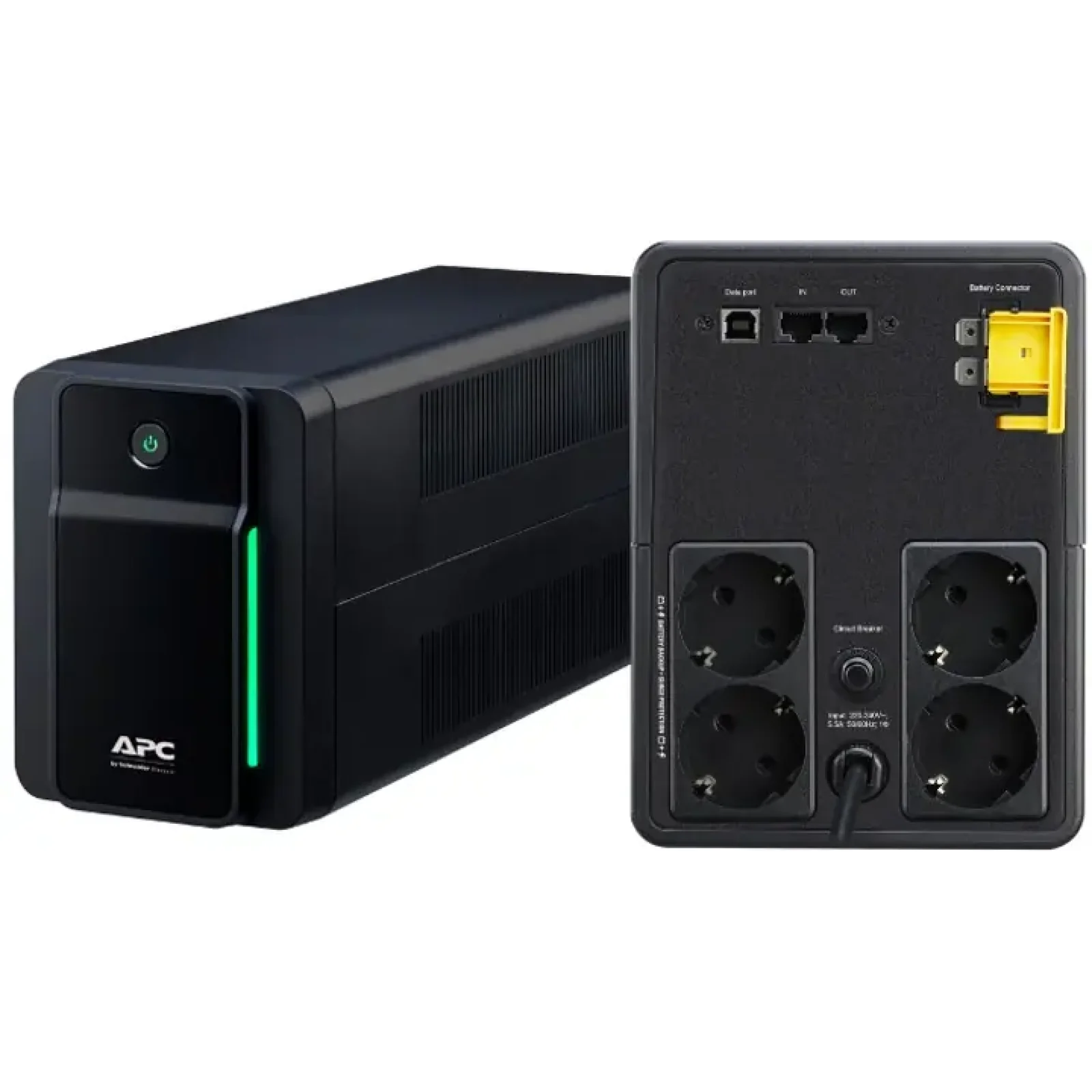 ИБП APC Back-UPS L-I 1200VA, Lin.int., 4хSchuko, USB, пластик (BX1200MI-GR) UA