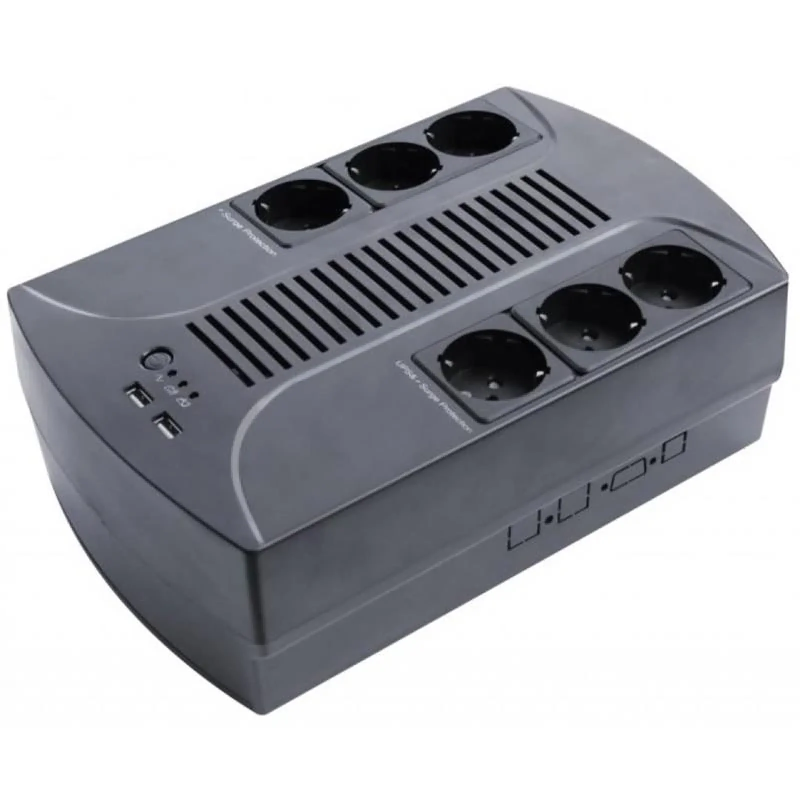 ДБЖ LogicPower 650VA-6PS, Lin.int., AVR, 6 x євро, пластик, LP4324 UA