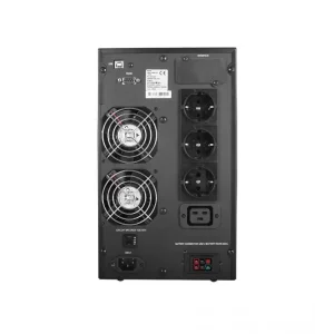 Джерело безперебійного живлення Powercom MAC-2K Schuko, Online, 3 х euro, LCD, RS-232, USB, металл (00230042) UA