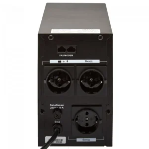 ДБЖ LogicPower LPM-L1100VA, Lin.int., AVR, 3 x євро, LCD, метал, LP4982 UA
