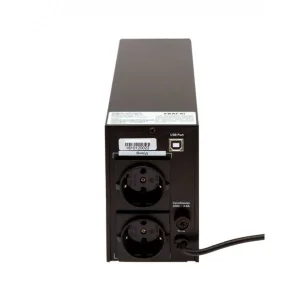 ДБЖ LogicPower LPM-UL625VA, Lin.int., AVR, 2 x євро, USB, LCD, метал, LP4978 UA