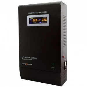 ДБЖ LogicPower LPY-W-PSW-5000VA+(3500Вт)10A/20A, з правильною синусоїдою, 48V, настінний, LP4148 UA