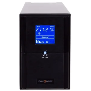 ДБЖ LogicPower LPM-UL1100VA, Lin.int., AVR, 3 x євро, USB, метал, LP4984 UA