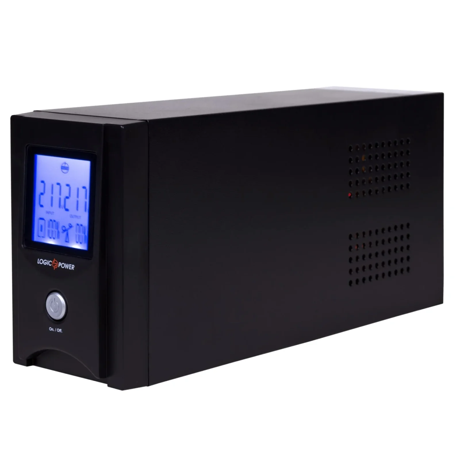 ДБЖ LogicPower UL850VA, Lin.int., AVR, 2 x євро, USB, LCD, метал, LP1456 UA