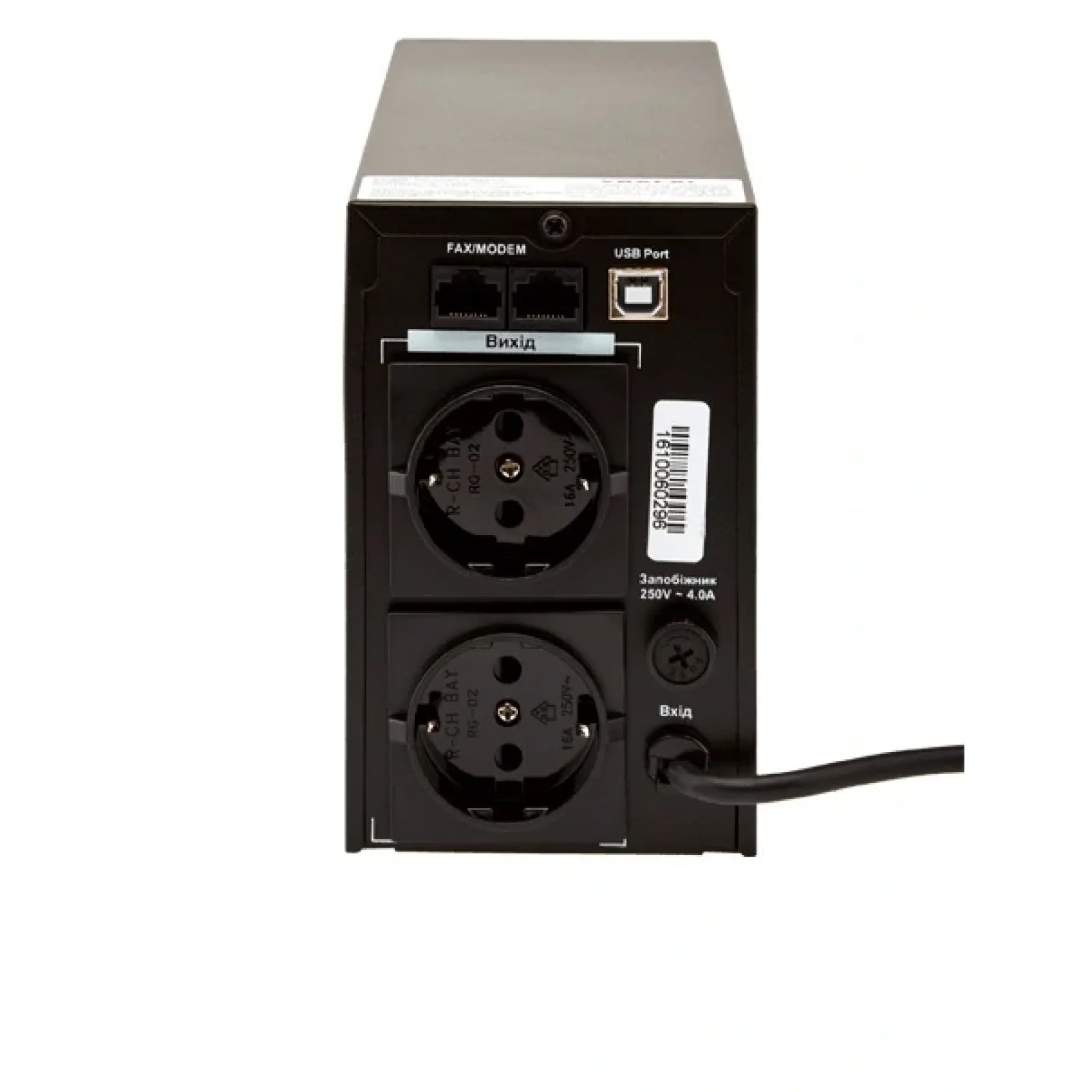 ДБЖ LogicPower UL850VA, Lin.int., AVR, 2 x євро, USB, LCD, метал, LP1456 UA