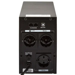 ДБЖ LogicPower LPM-1250VA, Lin.int., AVR, 3 x євро, метал, LP3175 UA
