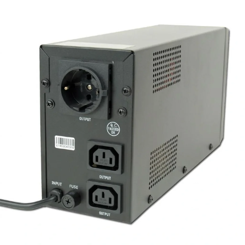 ИБП EnerGenie EG-UPS-031 650VA, Line Int., AVR, 2xIEC+1xSchuko, LCD UA