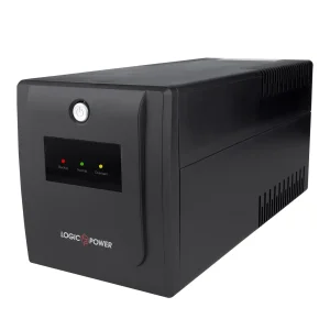 ДБЖ LogicPower LPM-U850VA-P, Lin.int., AVR, 2 х євро, USB, LED, пластик, LP10397 UA