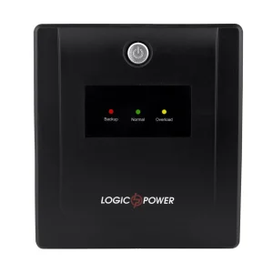 ДБЖ LogicPower LPM-U1100VA-P, Lin.int., AVR, 4 x євро, LED, пластик, LP10358 UA