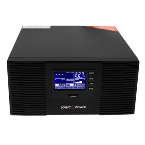ДБЖ LogicPower LPM-PSW-1500VA (1050 Вт), Lin.int., AVR, 2 x євро, метал, LP3406 UA