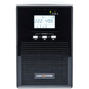 ДБЖ LogicPower LP UL2200VA, Lin.int., AVR, 2 x євро, LСD, метал, LP5415 UA