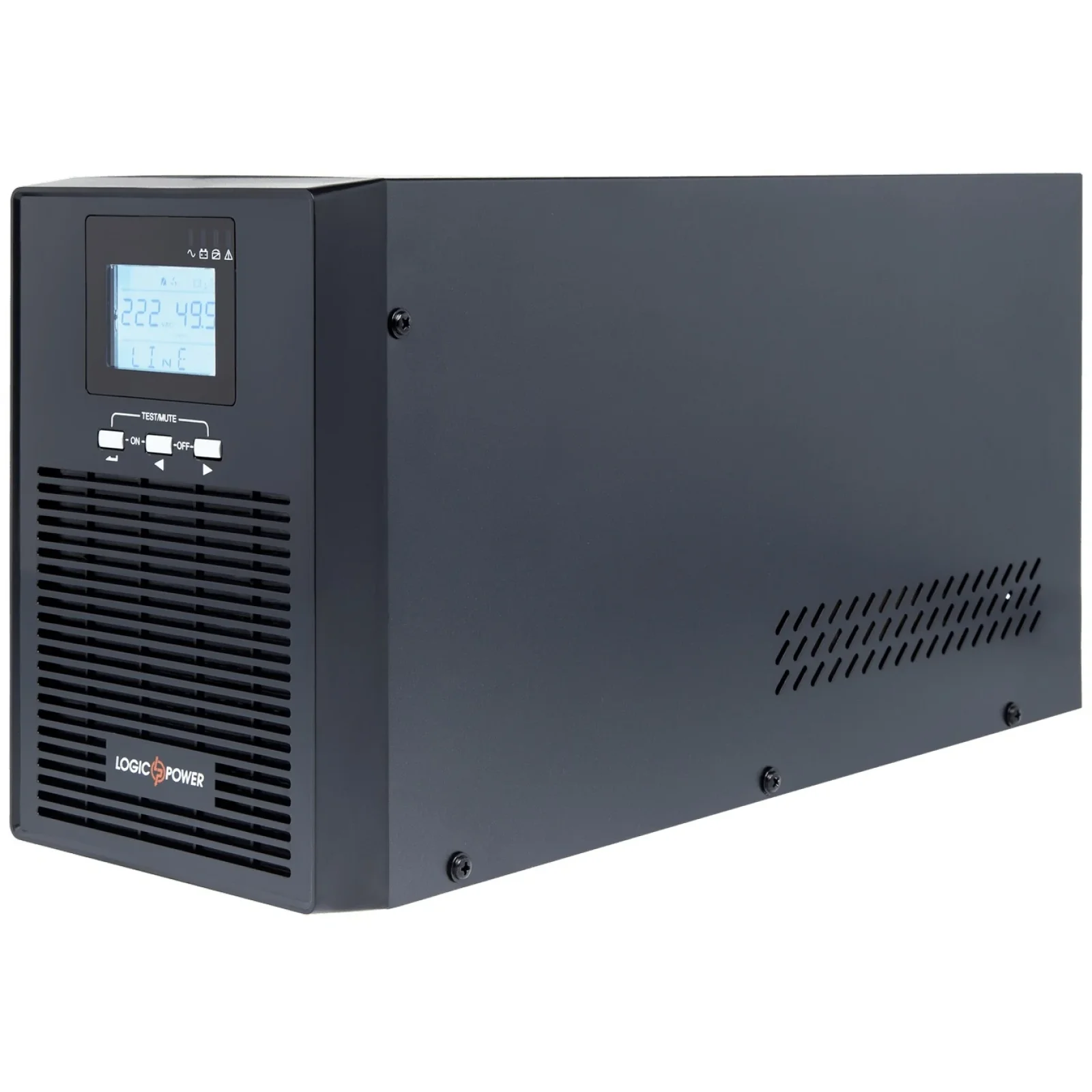 ДБЖ LogicPower LP UL2200VA, Lin.int., AVR, 2 x євро, LСD, метал, LP5415 UA