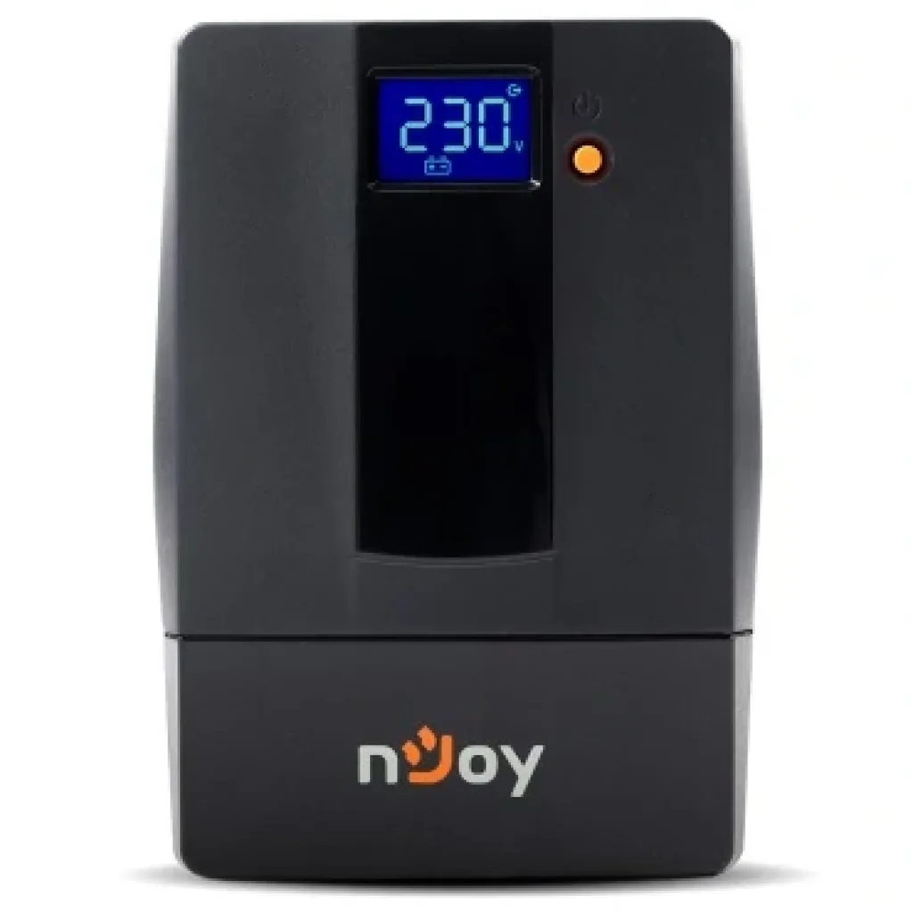 ДБЖ NJOY Horus Plus 800 (PWUP-LI080H1-AZ01B) Lin.int., AVR, 2 x євро, USB, LCD, пластик, Horus Plus 800 USB UA