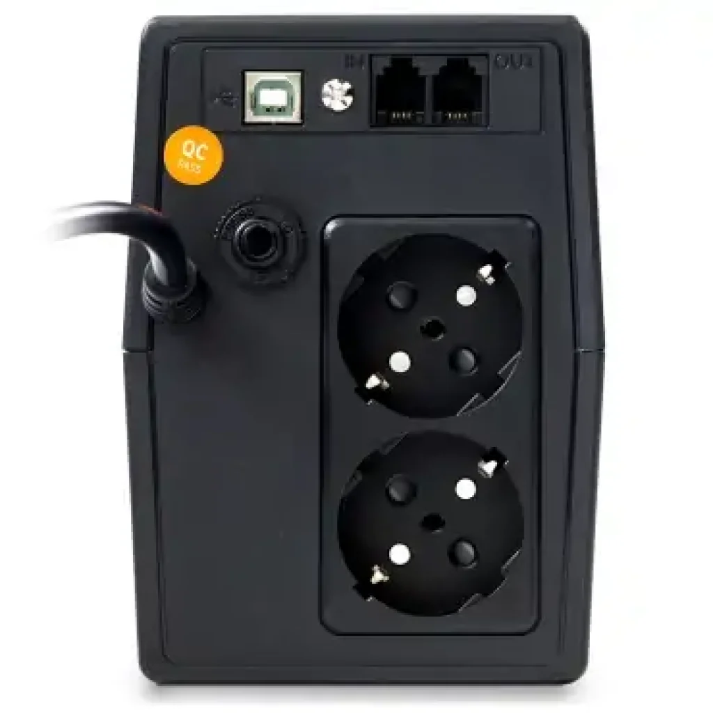 ДБЖ NJOY Horus Plus 800 (PWUP-LI080H1-AZ01B) Lin.int., AVR, 2 x євро, USB, LCD, пластик, Horus Plus 800 USB UA