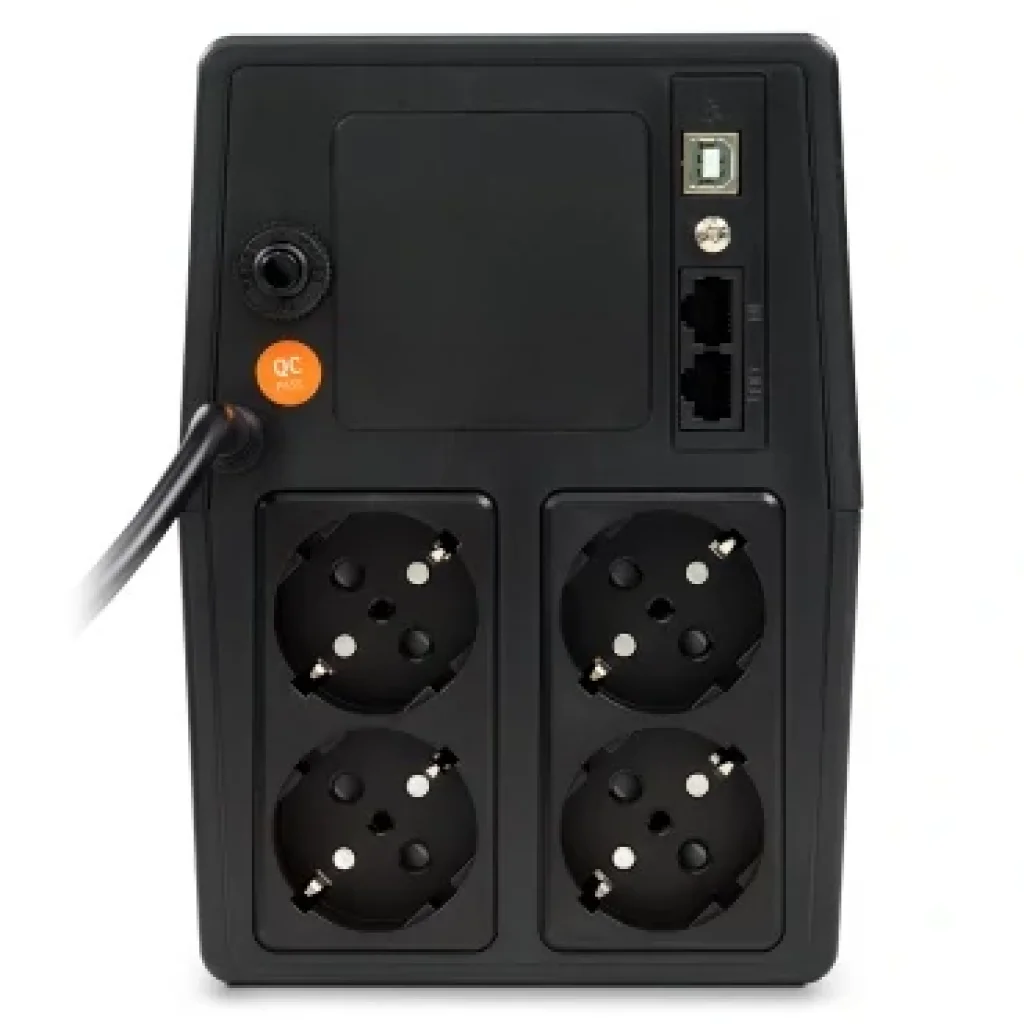 ДБЖ NJOY Horus Plus 2000 (PWUP-LI200H1-AZ01B) Lin.int., AVR, 4 x євро, USB, LCD, пластик, Horus Plus 2000 USB UA