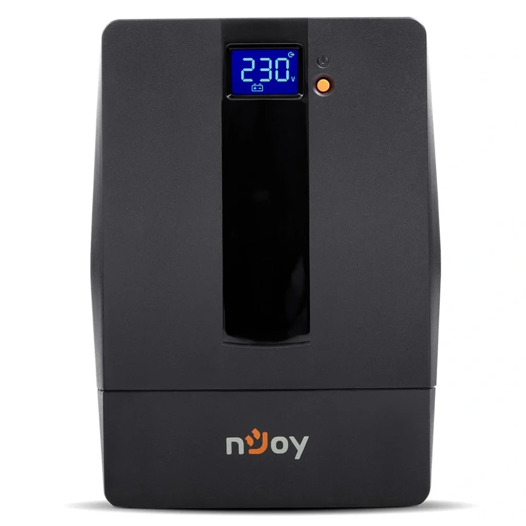 ДБЖ NJOY Horus Plus 1000 (PWUP-LI100H1-AZ01B), Lin.int., AVR, 4 x євро, USB, LCD, пластик, Horus Plus 1000 USB UA